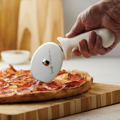 Pizza Cutter Professional Stainless Steel Wheel Slicer Large Quality Strong 