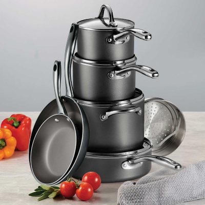 Tramontina 11 Piece Nonstick Cookware Set Choose Color Charcoal