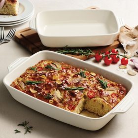 Tramontina 2-Piece Ceramic Bakeware Set, Choose Color