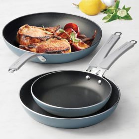 Tramontina 3-Pack Fry Pans with Nonstick Interior, Assorted Colors