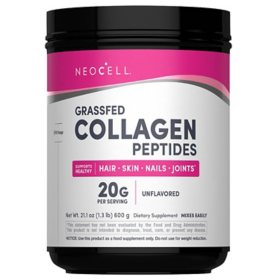 NeoCell Super Collagen Peptides, Unflavored Powder, Collagen Type 1 & 3 (21.2 oz.)