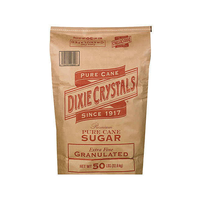 Dixie Crystals Pure Cane Extra Fine Sugar - 50 lb.