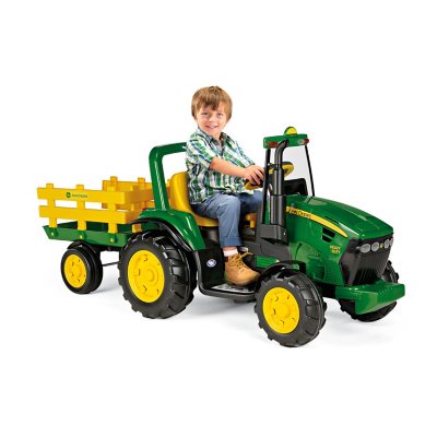 Peg Perego John Deere Heavy Duty 12-Volt Tractor Ride-On