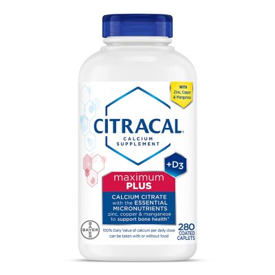 UPC 016500557647 product image for Citracal Calcium Citrate Caplets + D3 (280 ct.) | upcitemdb.com