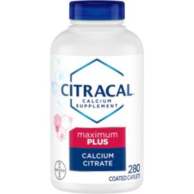 Citracal Calcium Citrate Caplets + D3 280 ct.
