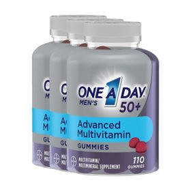 One A Day Men's 50+ Multivitamins Gummies (3 pk., 110 ct./pk.)