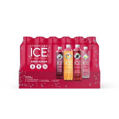 flavored sparkling water ice