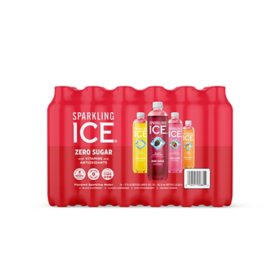 Kirkland Signature Sparkling Water, Variety Pack, 17 fl oz, 24 ct