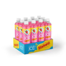 Sparkling Ice Starburst Strawberry Zero Sugar, 17 fl. oz., 12 pk.