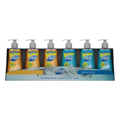 Dial Liquid Hand Soap Gold Spring Water 9.375 fl. oz. 6 pk