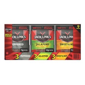 Jack Link's Bold Variety Pack Jerky, 1.25 oz., 9 pk.