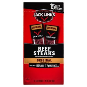 Jack Link’s Original Tender Style Beef Steak 15 ct.