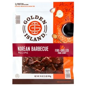 Golden Island Korean Barbecue Pork Jerky 16 oz.