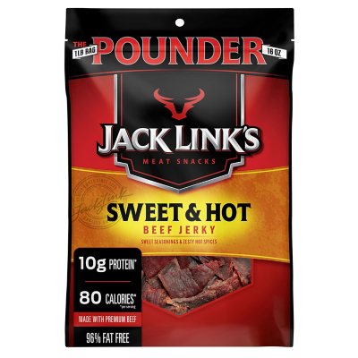 UPC 017082878106 product image for Jack Link's Sweet and Hot Beef Jerky (16 oz.) | upcitemdb.com