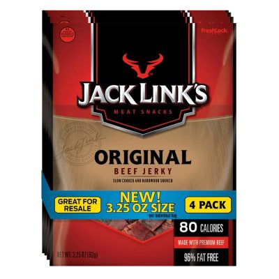 Jack Link's Original Beef Jerky ( oz., 4 ct.) - Sam's Club