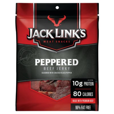 Jack Link S Peppered Beef Jerky 3 25 Oz 4 Ct Sam S Club