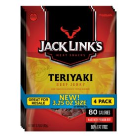 Jack Link's Teriyaki Beef Jerky (3.25 oz., 4 ct.)
