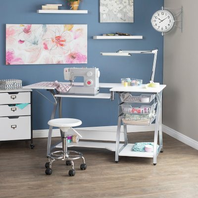 Pro Stitch Sewing Table with Folding Top, Assorted Colors - Sam's Club