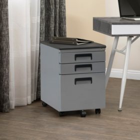 3-Drawer File Cabinet (Assorted Colors)
