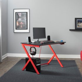 Sd Gaming Quest Pc Gamer Computer Desk With Charging Station