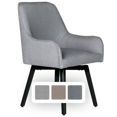 Photos - Storage Combination Spire Luxe Swivel Accent Arm Chair, Heather Gray 70186