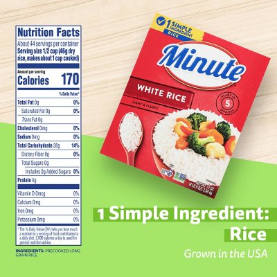 Minute Ready to Serve Long Grain White Rice 2 - 4.4 oz cups (Pack of 8)