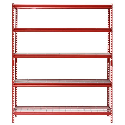 Muscle Rack 5Shelf Steel Shelving Unit, 60" Width x 72" Height x 24