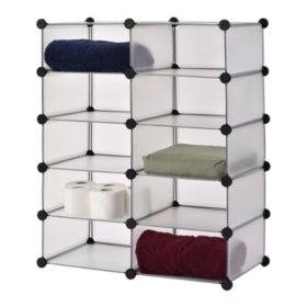 Muscle Rack Modular Cube Storage Clear Sam S Club