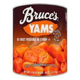 Bruce's Cut Yams, 112 oz.