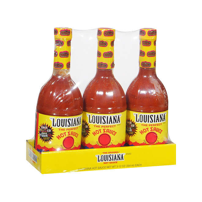 Louisiana Hot Sauce 12 oz., 3 pk.