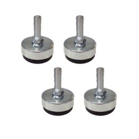 Seville Classics UltraHD 2.5" Steel Levels with Rubber Base, Set of 4