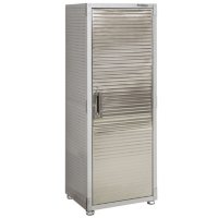 Seville Classics UltraHD 1-Door Lockable Storage Cabinet (24" W x 18" D x 66" H)