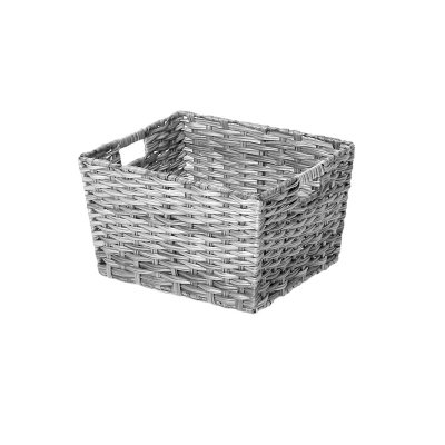 rattan storage box with lid