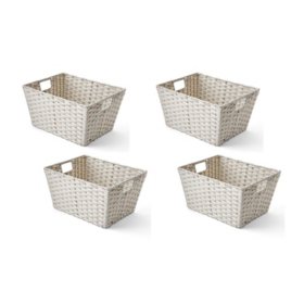 Member's Mark Decorative Woven Storage Baskets (Set of 4)