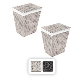 Member's Mark Laundry Hamper, 19.5" W x 14.5" D x 23" H	, Set of 2	