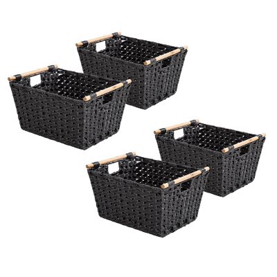 Plastic Flexible PE Organzing Storage Buckets Laundry Basket