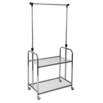 Stainless steel discount hanging clothes rack