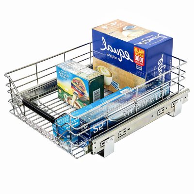 Seville Classics Steel Shelf & Cabinet Sliding Drawer Organizer, 14W x  17.5D x 6.25H - Sam's Club