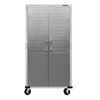 Seville Classics UltraHD Tall Storage Cabinet Free shipping! Granite 