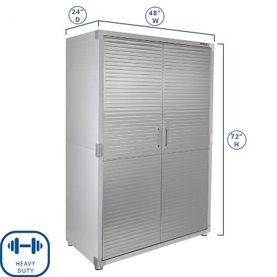 Split Level Storage Cabinet with Veneer Doors (48'' W)