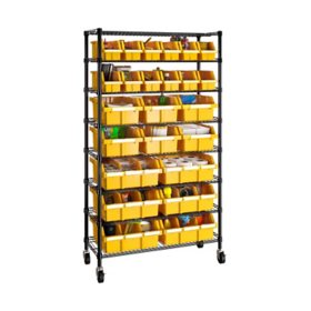 Seville Classics 4-Tier Steel Wire Shelving, 36 W x 14 D x 56.5H - Sam's  Club