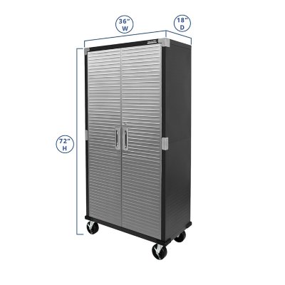 Seville Classics UltraHD Steel Tall Storage Cabinet, 36 W x 18 D x 72 H  - Sam's Club