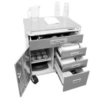 Seville Classics UltraHD Stainless Steel Top Rolling Cabinet