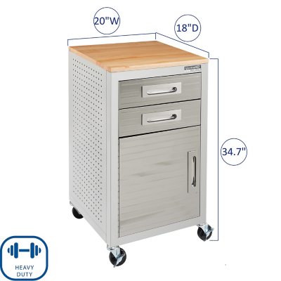 Seville Classics UltraHD 2-Drawer Rolling Storage Cabinet - Sam's Club