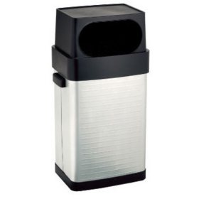 Ultrahd Fingerprint Resistant Stainless Steel Trash Can 17 Gal