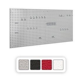 Seville Classics UltraHD 2-Piece Pegboard Set with 23 Piece Hook Assortment, 24" L x 24" W