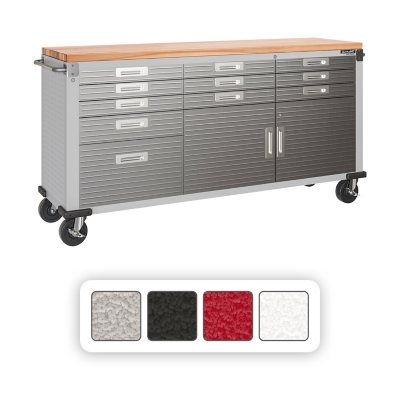 30-Drawer 9-Foot 4-1/4-Inch Heavy Duty Garage Workbench