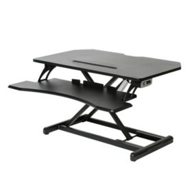 Seville Classics Airlift 33 Electric Standing Desk Converter