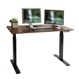 Seville Classics Airlift Electric Height Adjustable Standing Desk