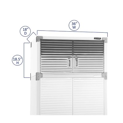 Seville Classics UltaHD Stoage Cabinet, 36" W X 18" D X 72